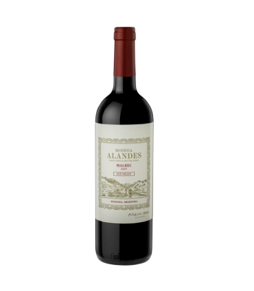 Vino Malbec Alandes Valle De Uco Malbec 750 Ml.