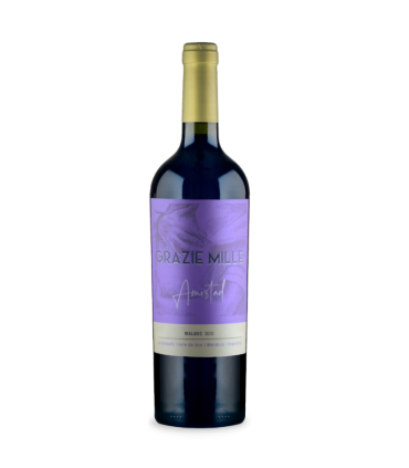 Vino Malbec Grazie Mille Amistad 750 Ml
