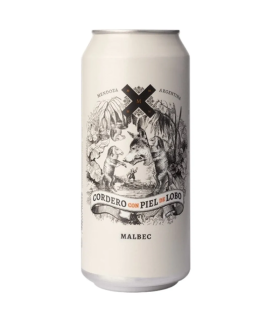 Vino Malbec Mosquita Muerta Cordero Con Piel De Lobo Lata 473cc