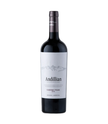 Vino Cabernet Franc La Coste De Los Andes Andillian 750 Ml.