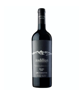 Vino Malbec La Coste De Los Andes Andillian Los Chacayes 750 Ml.