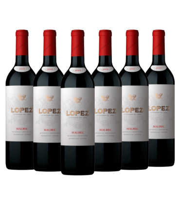 Vino Lopez Malbec Caja X6