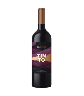Vino Malbec Solo Contigo Tinto 750 Ml.