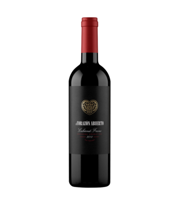 Vino Cabernet Franc Acorazón Abierto Etiqueta Negra 750ml | FANS DEL VINO