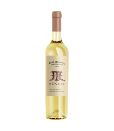 Vino Petit Manseng Late Harvest Mendel 500 Ml.