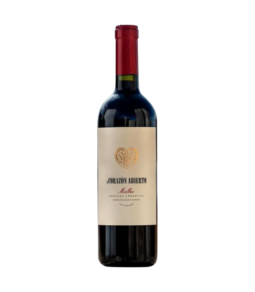 Acorazon Abierto Etiqueta Blanca Malbec 750ml | FANS DEL VINO