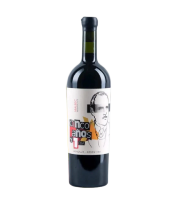 Vino Malbec Cinco Años Y Un Dia 750 Ml | FANS DEL VINO