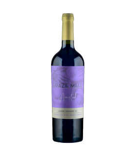 Vino Cabernet Sauvignon Grazie Mille Amistad 750 Ml.