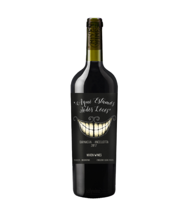 Vino Blend Aqui Estamos Todos Locos Tempranillo Ancelotta  750 Ml.