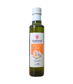 Aceite De Oliva Virgen Extra Casucci Con Ajo 250 Ml